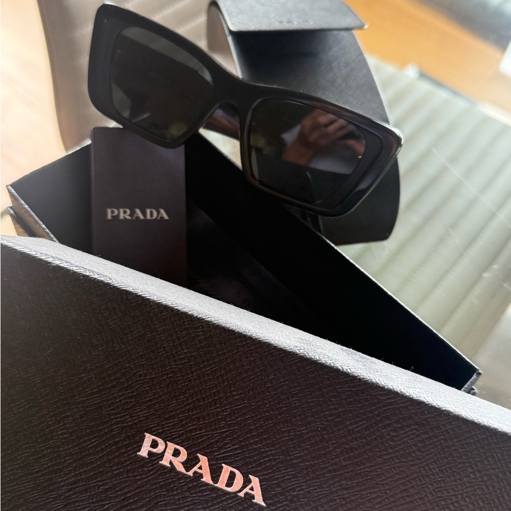 Prada Glossy Black Sunglasses